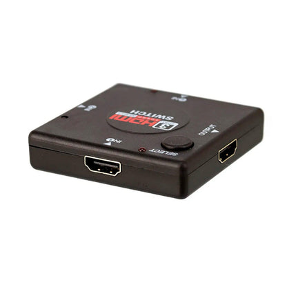 Switch Hdmi 3 Portas - Conecta Até 3 Aparelhos Em 1 Monitor Truedata