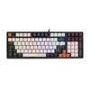 Teclado Mecanico Gamer New Hero Arkana Usb Branco e Cinza Rgb Rainbow Switch Blue - 18725