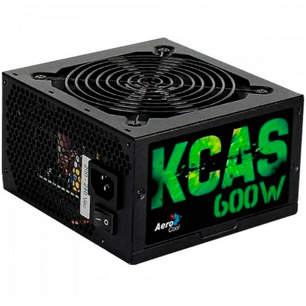 Fonte Real Atx 600w Aerocool Kcas 80 Plus Pfc Bronze