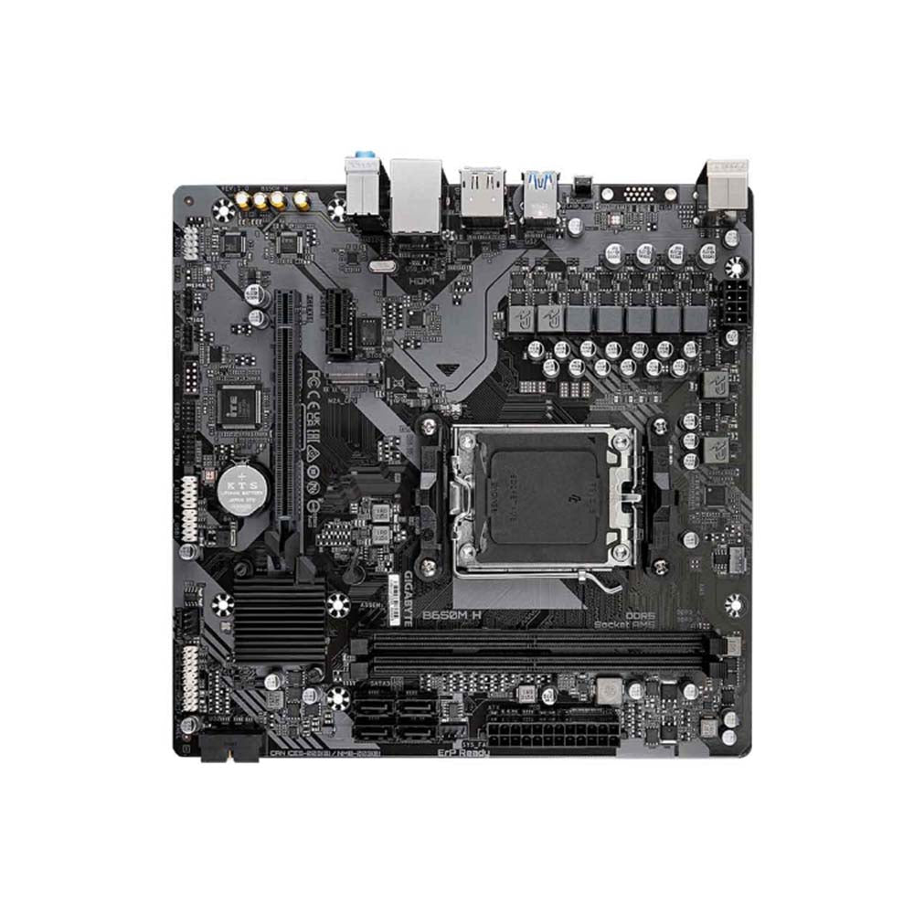 Placa Mae AMD Gigabyte B650M H 1.2 DDR5 Socket AMD AM5 Ryzen Displayport Hdmi Usb 3.2 - B650M H 1.2 Truedata