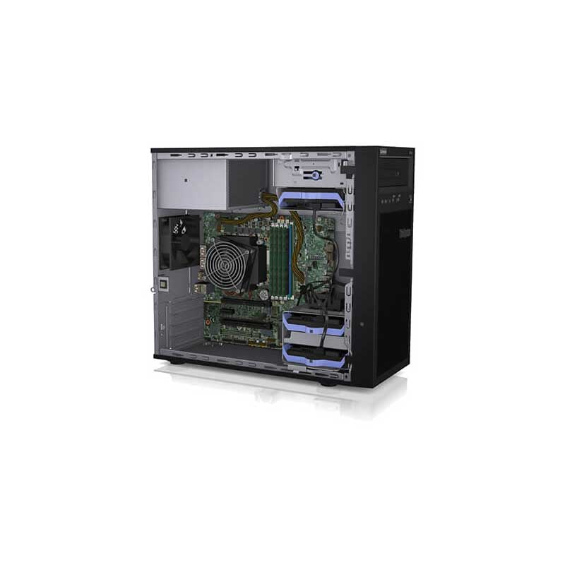 Servidor Lenovo Thinkserver St50 Intel Xeon E-2224g 3.5ghz 8gb 2666mhz 1tb Gar 3 Anos - 7Y481002BR