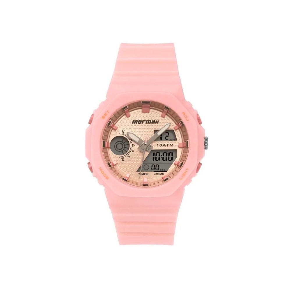 Relógio de Pulso Mormaii Sports em Polimero Rosa - MO12800B/8E