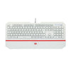 Teclado Gamer Membrana Redragon Karura 2 RGB Branco - K502W-N