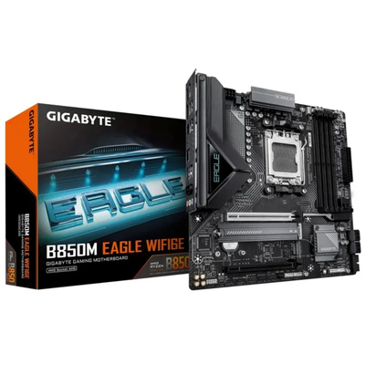 Placa Mae AMD Gigabyte B850M Aorus Eagle Wifi 6E DDR5 AMD AM5 Displayport Hdmi Usb 3.2 - B850M