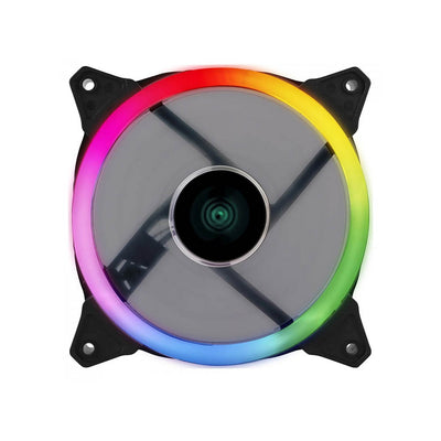 Cooler Fan Para Gabinete Vinik V.Ring 5.0 Full Halo Led Color Preto 120mm - VRINGFHFX5