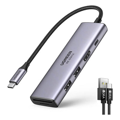 Hub Usb C 3.0 Ugreen Adaptador Multi Portas 6 Em 1 4k/60hz