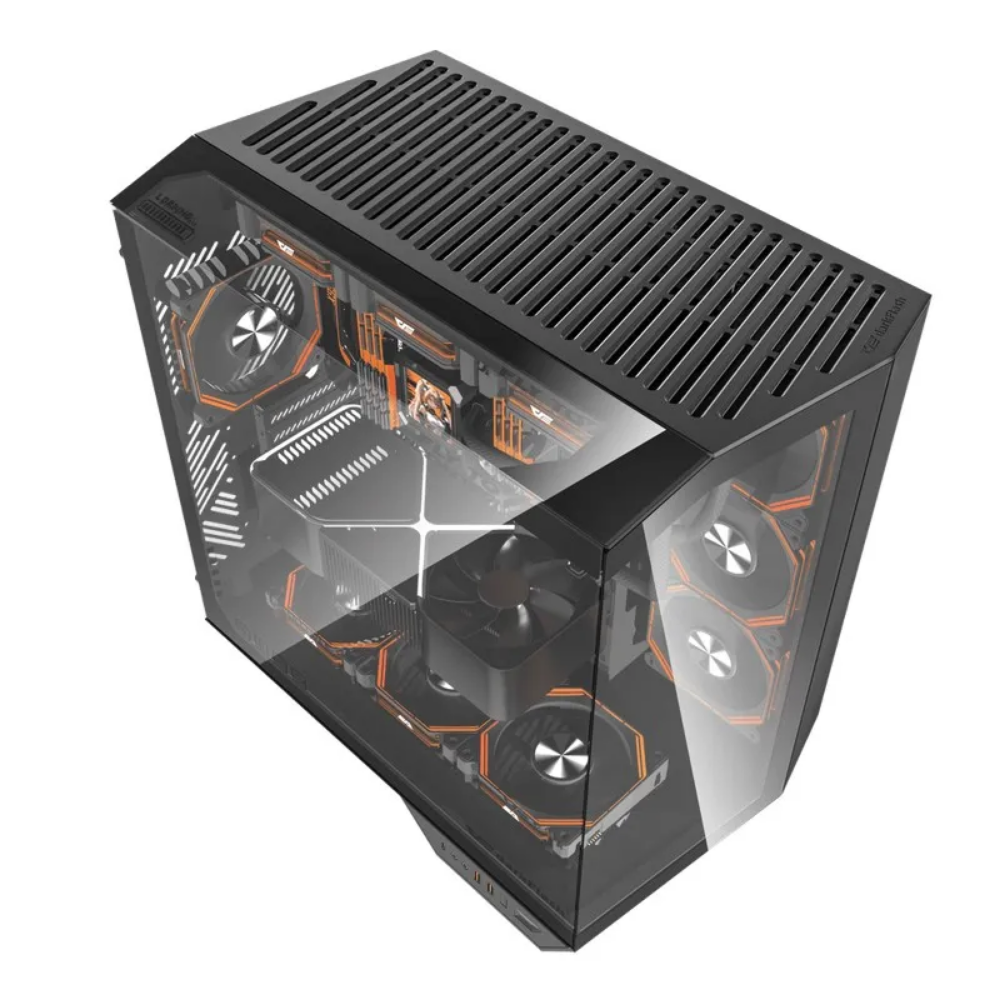 Gabinete Gamer Darkflash Atx DY470 Preto Com Lateral e Frente em Vidro Temperado ARGB - DY470 ARGB Black
