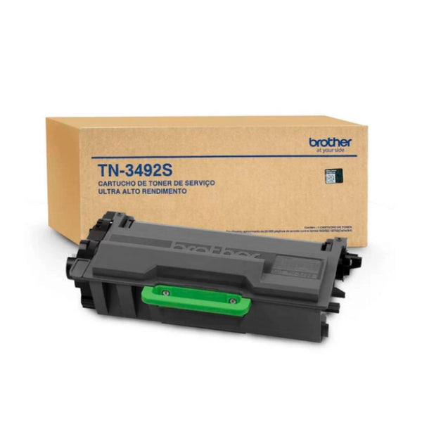 Toner Brother TN3492SBR Preto - P/ Brother HLL-6402DW MFCL-6902DW