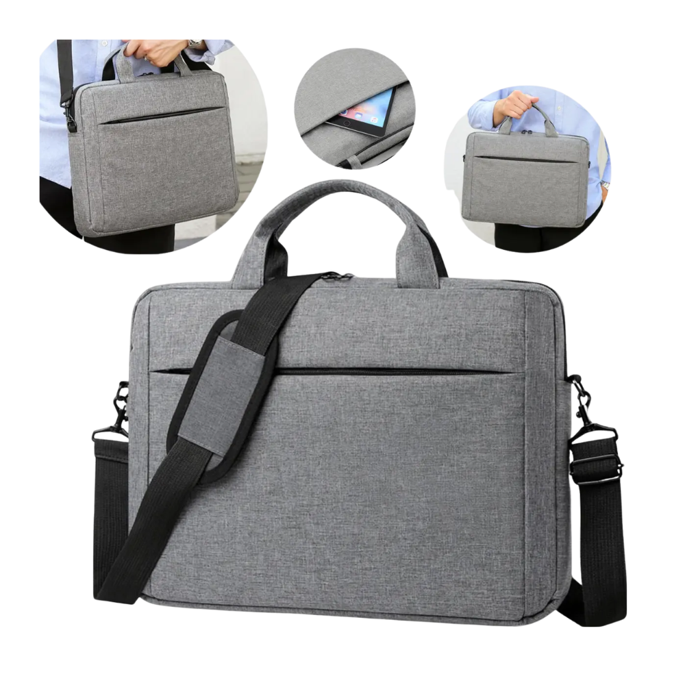 Maleta para Notebook 14 15 15.6 16 17 " HWJ Cinza