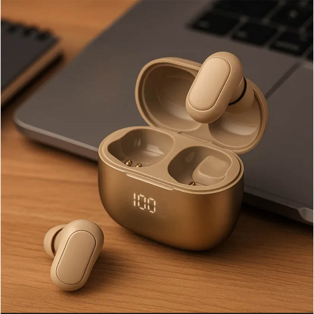 Fone De Ouvido Bluetooth aGold C/ Estojo Carregador e Visor  - FN-B41