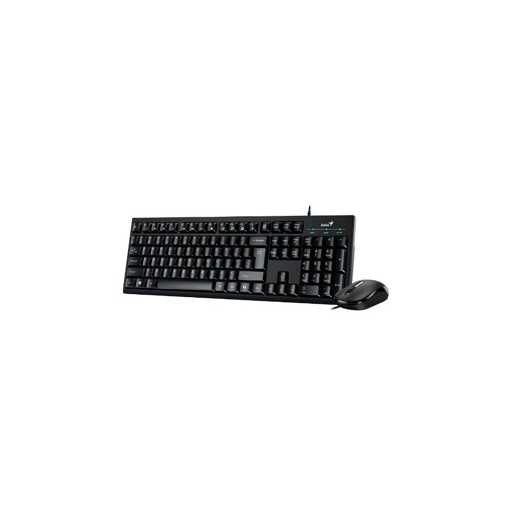 Kit Teclado E Mouse Com Fio Genius Km-100SE - 31330009404 Truedata