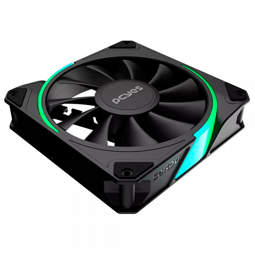 Cooler Fan para Gabinete PCYes Sangue Frio 3 Led ARGB 120mm 03 Pinos Preto - ARGBSF3BR