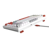 Teclado Gamer Mecanico PCYes Arkeum 75% White Ghost - Switch Blue - AKWG75BBR