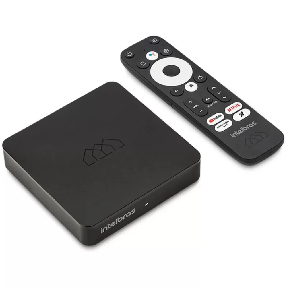 Smart Tv Box Intelbras Izy Play Full Hd Wi-Fi Bluetooth 5.0 Android TV - 4140033