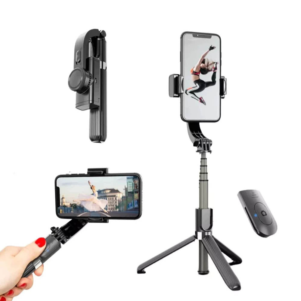 Bastão de Selfie C/ Controle Remoto e Rotação Inteligente aGold - SLF-08