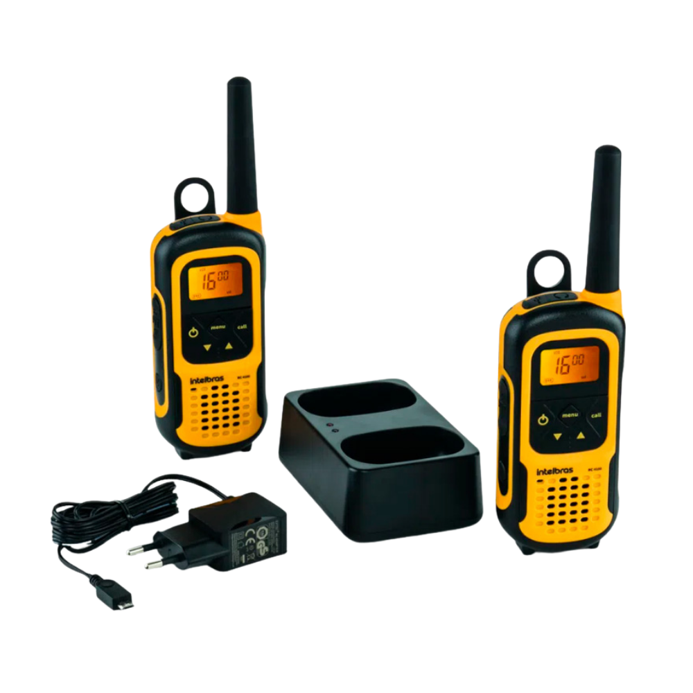 Radio de Comunicação Walkie Talkie Intelbras RC4102 Amarelo - 4528102