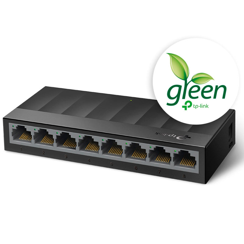 Switch 08 Portas Gigabit 10/100/1000 Mbps Tp-Link - TL-LS1008G