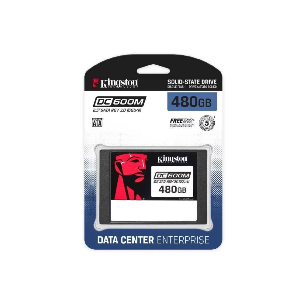 SSD Para Servidor 480gb Kingston DC600M Enterprise - SEDC600M/480G