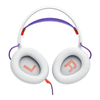 Headset Gamer Jbl Quantum 250 C/ Cabo P3 Branco / Roxo - JBLQTUM250WHT