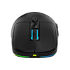 Mouse Gamer Sem Fio Recarregável C/ Base Warrior Magnus 6 Botoes 10000dpi Preto - MO421