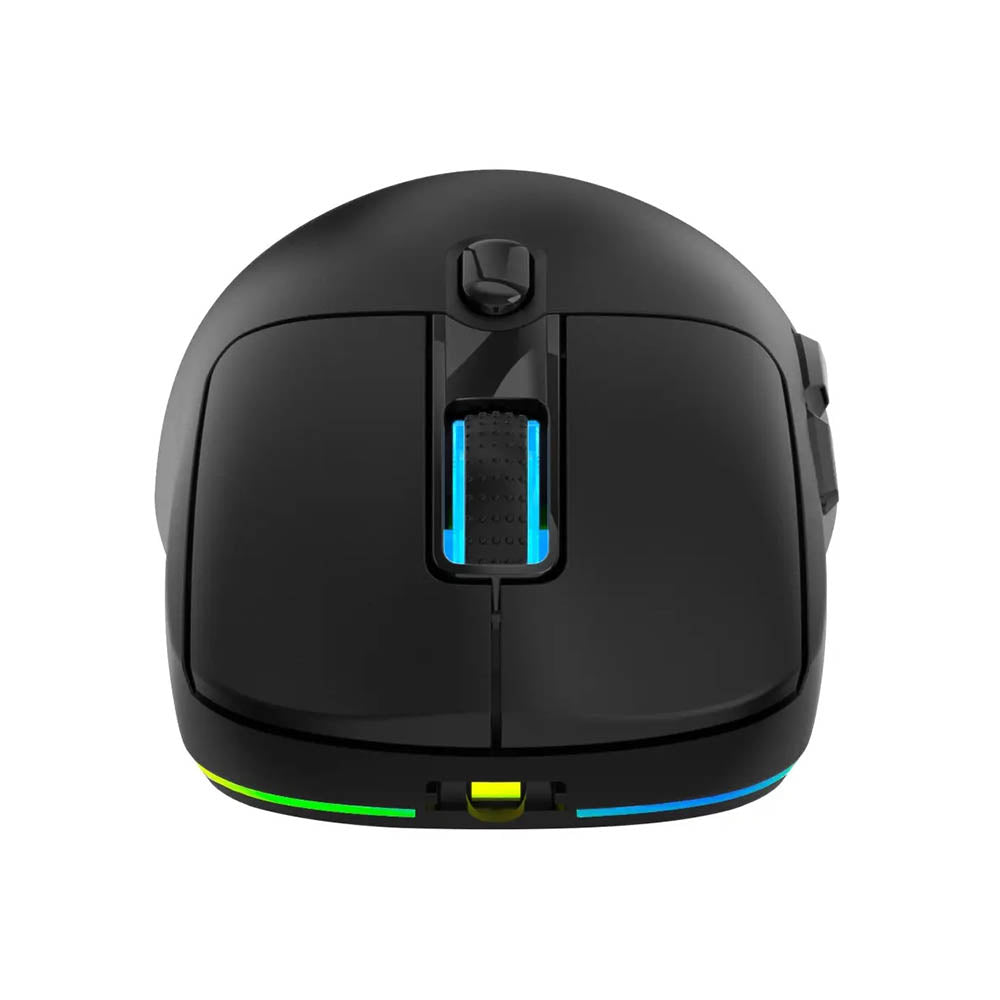 Mouse Gamer Sem Fio Recarregável C/ Base Warrior Magnus 6 Botoes 10000dpi Preto - MO421