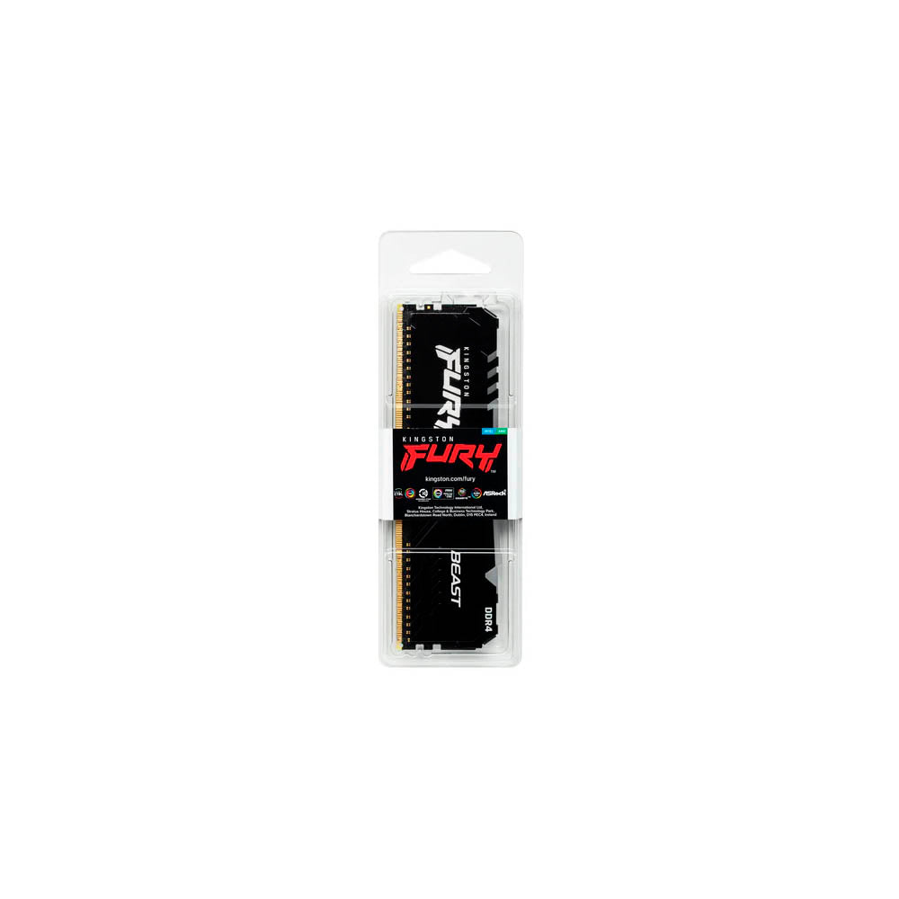 Memoria Ddr4 16gb 3200mhz Kingston Fury Beast RGB - KF432C16BB2A/16