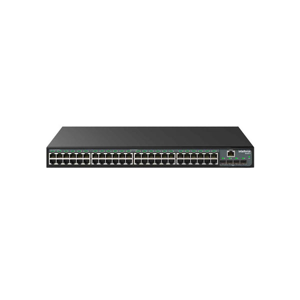 Switch 48 Portas Gigabit 10/100/1000 Mbps + 4 Gbic SFP Intelbras Gerenciavel - S2352G-B - 4760112