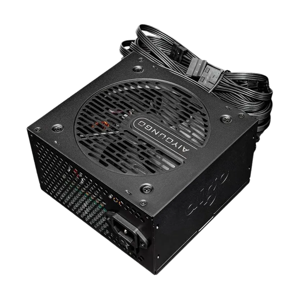 Fonte Aigo ATX 750w 80 Plus Bronze Preto - AT750