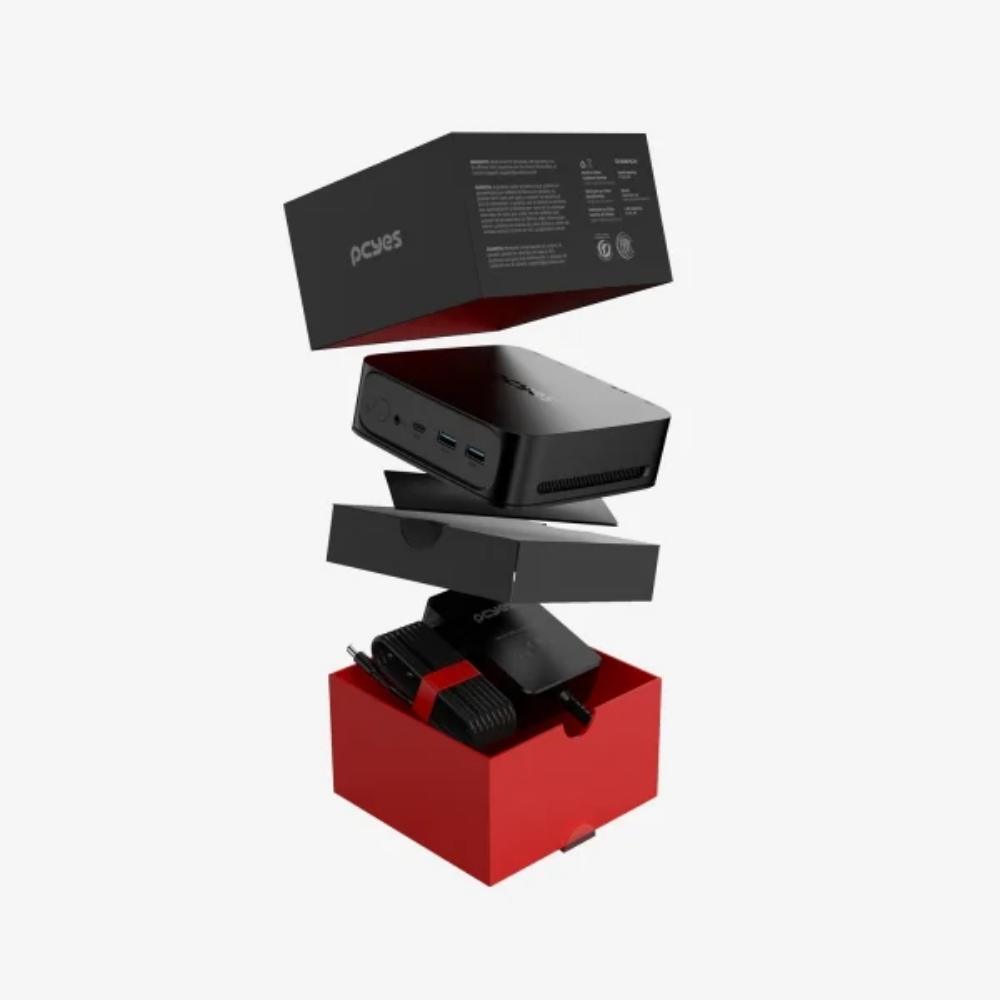 Mini Computador PcYes b300 Intel I3-1215U 3.3Ghz 8gb Ssd 256gb Nvme Wi-fi Bluetooth Windows 11 Pro - 294050