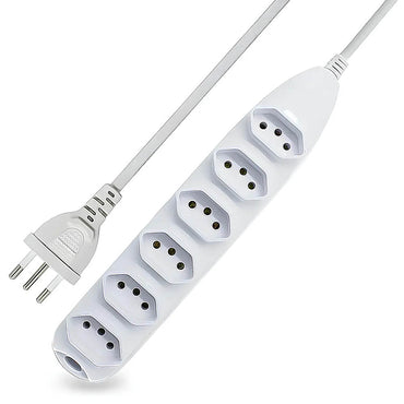 Extensão Elétrica 6 Tomadas Knup 3mts - SL7006