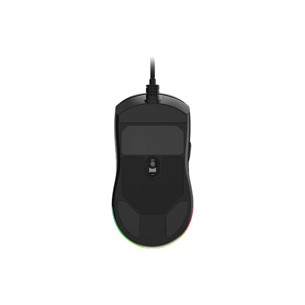 Mouse Gamer PCYes Malus Black Vulcan 6 Botões 12400dpi RGB - PMGHBV Truedata