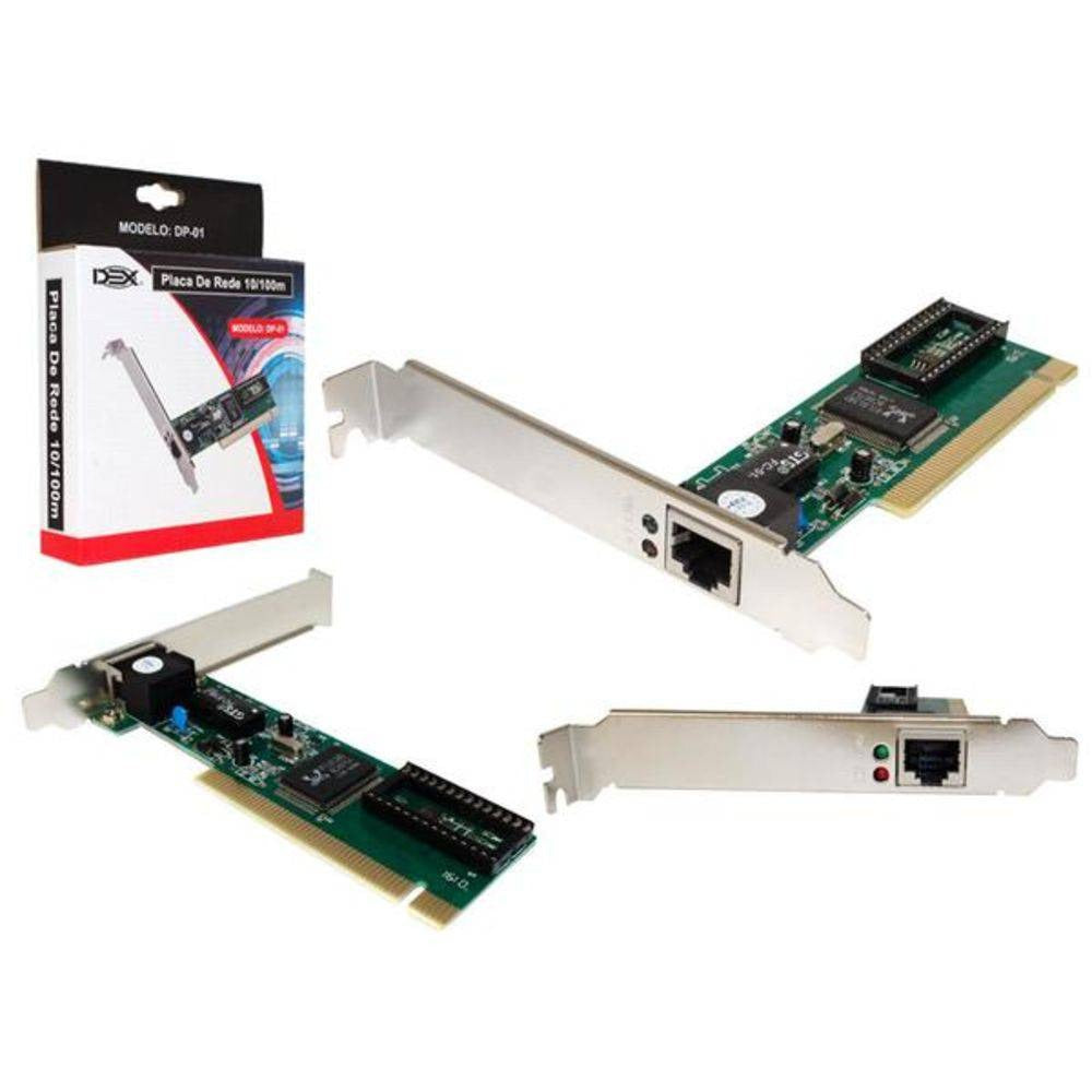 Placa De Rede Pci 10/100 Mbps Dex Dp-01