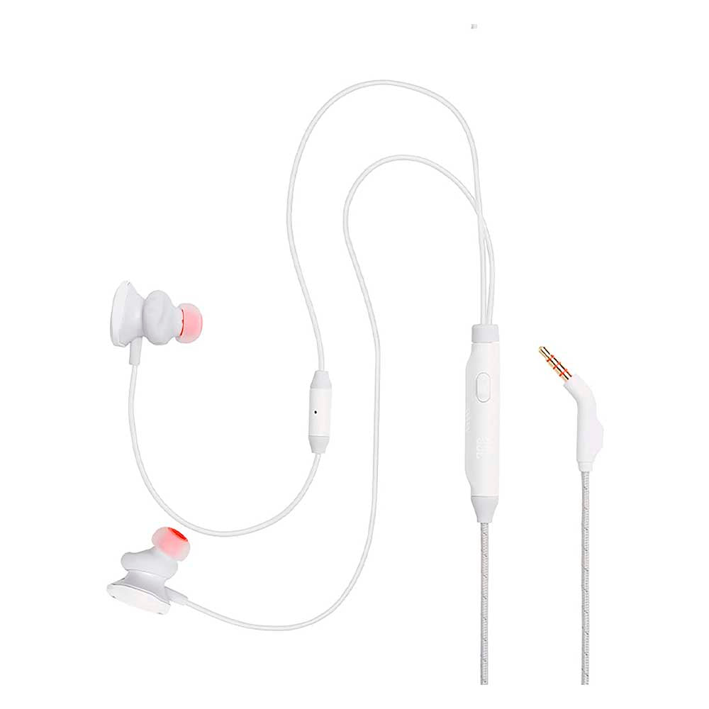 Fone De Ouvido Intra-Auricular P3 Com Fio JBL Quantum 50 Branco - JBLQUANTUM50WHT