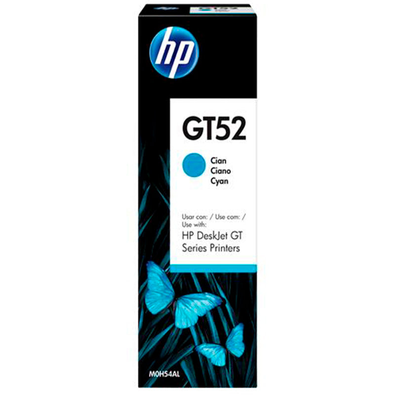 Refil De Tinta Original Hp Gt52 M0h54al - Ciano Truedata
