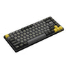 Teclado Gamer Mecanico Akko Asa 3084B Plus Switch Jelly Pink Preto e Amarelo