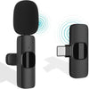 Microfone Sem Fio C/ 2 Microfones Wireless Lapela Tipo C K9