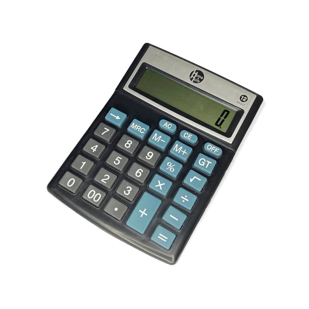 Calculadora De Mesa Leon 12 Digitos Preta - LO-5168B