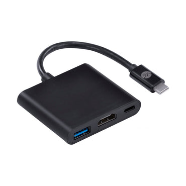 Adaptador Conversor Usb Tipo C Para Usb 3.0 + Hdmi + Usb Tipo C - HCHUC-20
