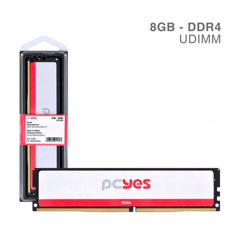 Memoria Ddr4 8gb 2400Mhz PCYes - PM082400D4 Truedata