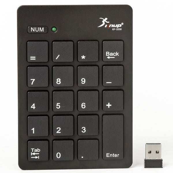 Teclado Numerico Sem Fio Knup Kp-2038