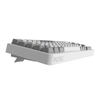 Teclado Gamer Mecanico PCYes Mecka White Ghost 65% Switch Blue Led Rainbow - TPMKWGBL