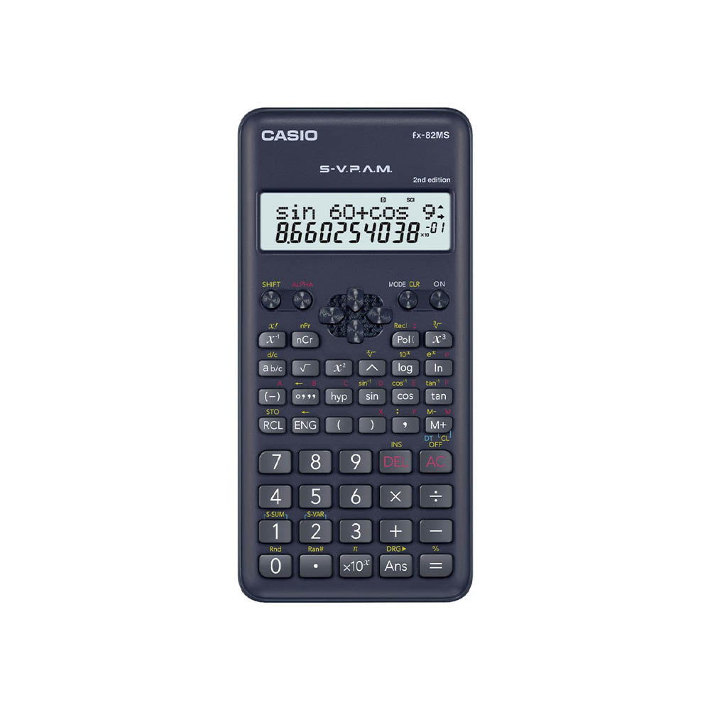 Calculadora Científica Casio 12 Dígitos 240 Funções - Fx-82Ms-2-W4-Dh