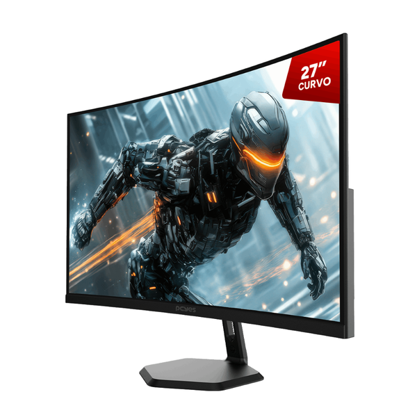 Monitor Gamer Led Curvo 27" Pols PCYes O-Creed  O27C Full HD VA 180Hz 1Ms Hdmi Displayport  Preto - PMGO27C180BV