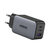 Carregador De Parede Ugreen Turbo PD GaN 65W C/ 2x Usb-C e Usb - CD244