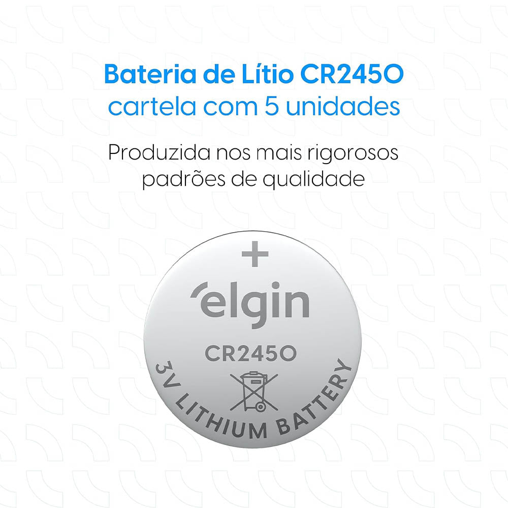 Bateria 3v Tipo Botão Cr2450 Intelbras