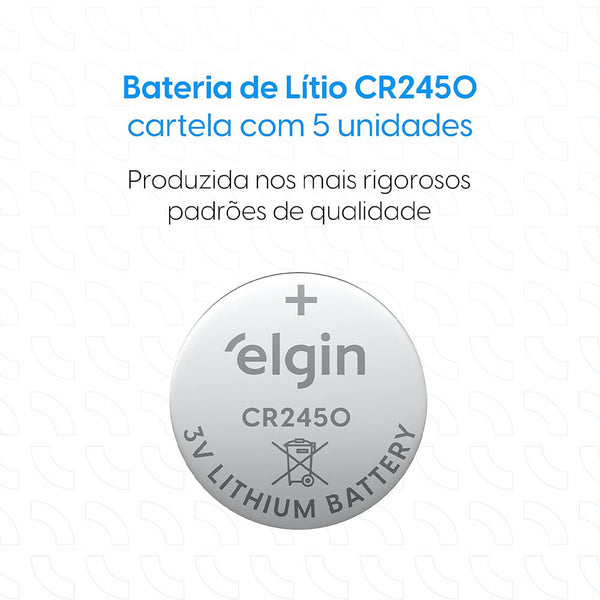 Bateria 3v Tipo Botão Cr2450 Intelbras