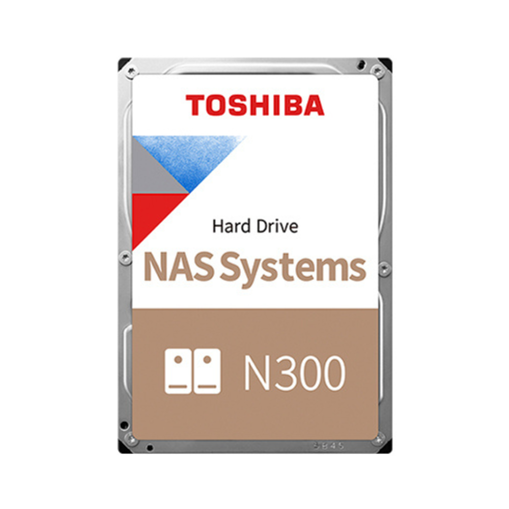 Hd Para Servidor Nas 8tb Toshiba N300 Sata 128mb - HDEX01ZZNA51F