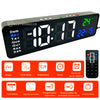 Relogio De Parede Led Digital Color Lelong C/ Controle Remoto - LE-2165
