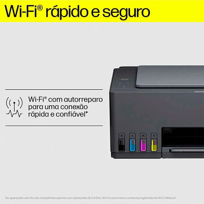 Impressora Multifuncional Tanque De Tinta HP 584 Smart Tank Colorida Wi-Fi Bivolt - 5D1C1A#AK4