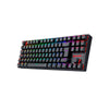 Teclado Gamer Mecanico Sem Fio Redragon Kumara Pro Wireless Rgb Preto Switch Marrom - K552RGB-BRS-B